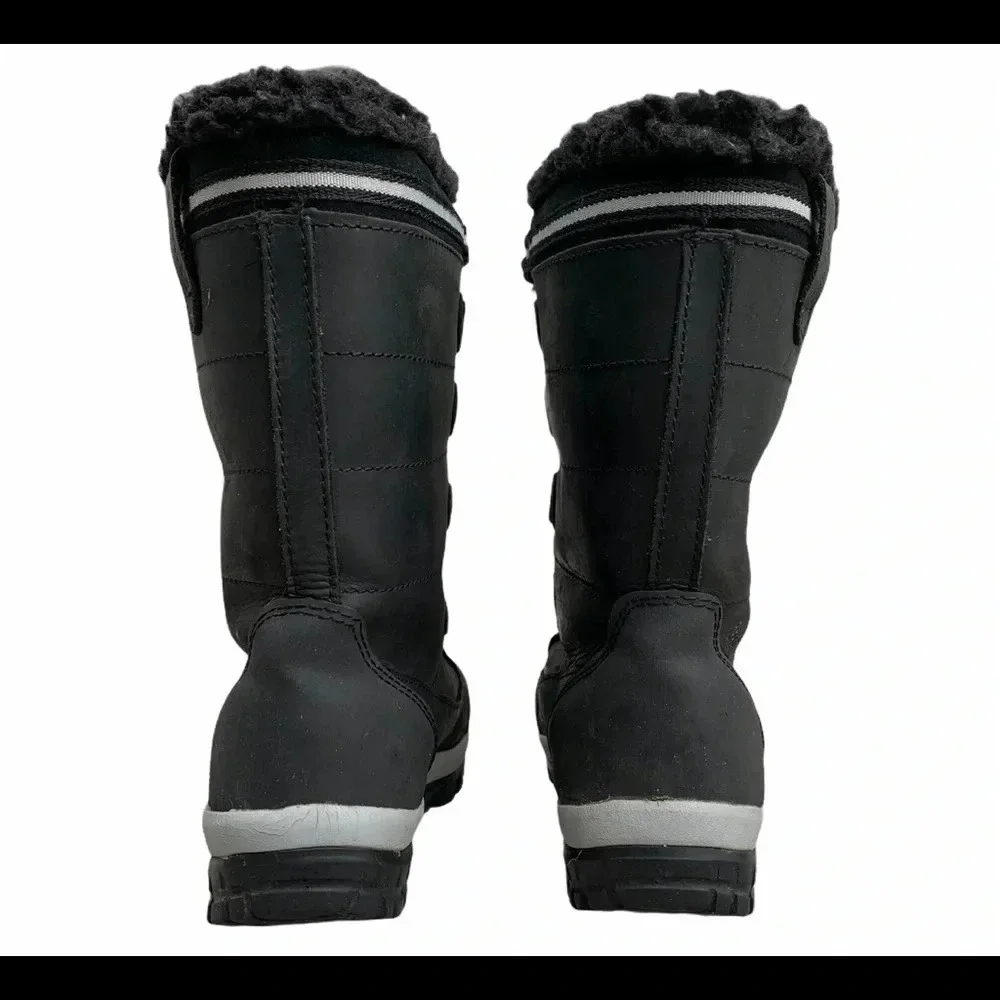 Bearpaw Desdemona Leather/Suede Winter Boots Sheepskin Wool Blend Size 7